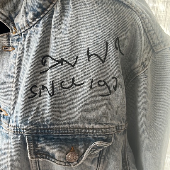 Super cool Zara Jean jacket NWT - Picture 7 of 12